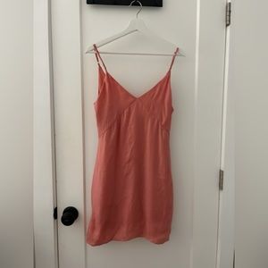 Zara coral mini dress!